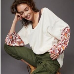 Anthropologie Cowl Neck Top